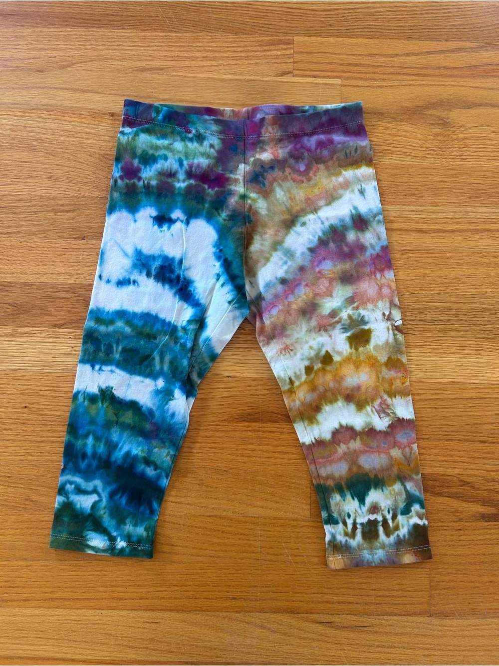 Kids Iced tie-dye leggings cropped